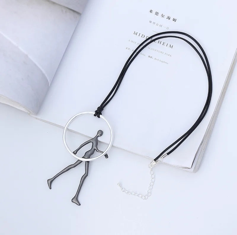 Vintage Geometric Collares Necklace for Women