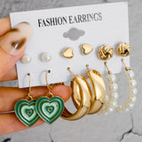 Vintage Geometric Women's Earrings Set