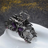Vintage Crystal Flower Hair Claws Wedding Hair Clips Women Hair Jewelry