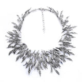 Vintage Ethnic Maxi Statement Necklace Women Jewelry Personality Show