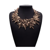 Vintage Ethnic Maxi Statement Necklace Women Jewelry Personality Show