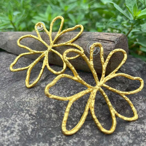 Vintage Flower Stud Earrings for Party