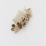Vintage Leaf Women Headband Bridal Hair Vine Comb Crystal Hair Jewelry