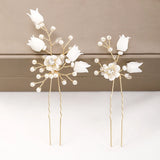 Vintage Rhinestone Pearl Bridal Hair Accessory