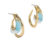 Vintage Plated Resin Metal Cuff Earring Phoenix Bird Unique Style