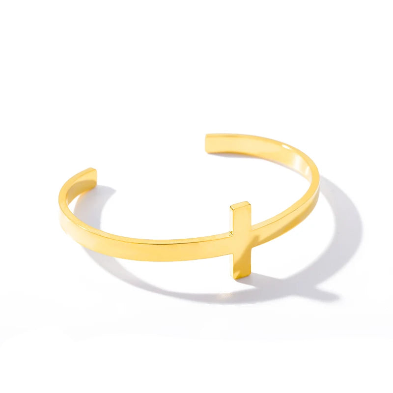 Vintage Plated Snake Bracelet Bangle Stainless Steel Adjustable