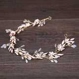 Vintage Rhinestone Flower Headband Hair Ornament