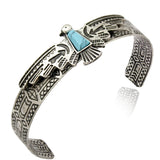 Vintage Silver Plated Tribal Eagle Bracelets for Women Men