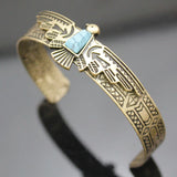 Vintage Silver Plated Tribal Eagle Bracelets for Women Men