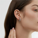Vintage Non Pierced Clip-on Hoop Earrings for Women