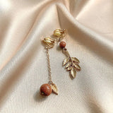 Vintage Rhinestone Clip on Hoop Earrings for Women