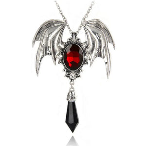 Vintage Gothic Bat Necklace For Women Punk Jewelry Choker Halloween Collar