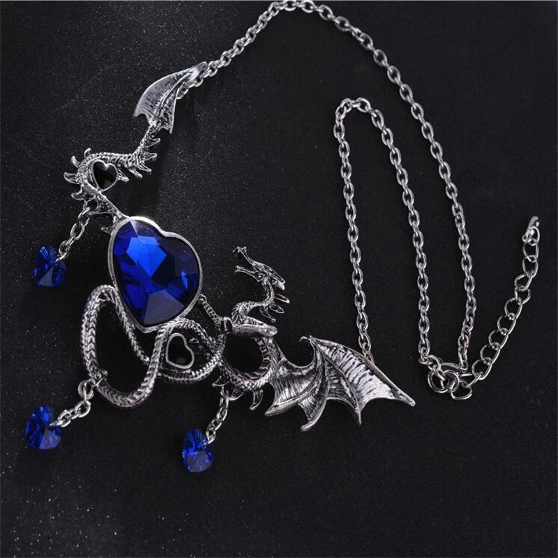 Vintage Gothic Bat Necklace For Women Punk Jewelry Choker Halloween Collar