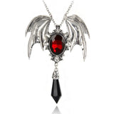 Vintage Gothic Bat Necklace For Women Punk Jewelry Choker Halloween Collar