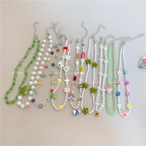 Vintage Gothic Acrylic Ball Choker Necklace for Girls