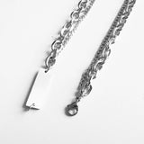 Vintage Gothic Hollow Cross Pendant Necklace For Men Women