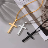 Vintage Gothic Cross Necklace Street Style Punk Jewelry