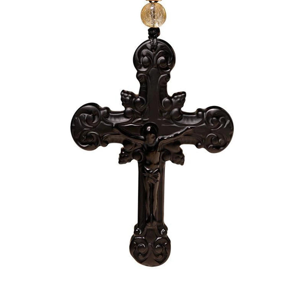 Vintage Gothic Pendants Cross Necklace Unusual Chain Punk Jewelry