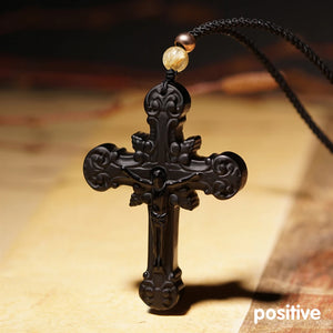 Vintage Gothic Pendants Cross Necklace Unusual Chain Punk Jewelry