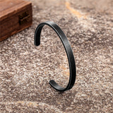 Vintage Gun Cuban Cuff Bracelet Mens Charm Stainless Steel Antique Bangle