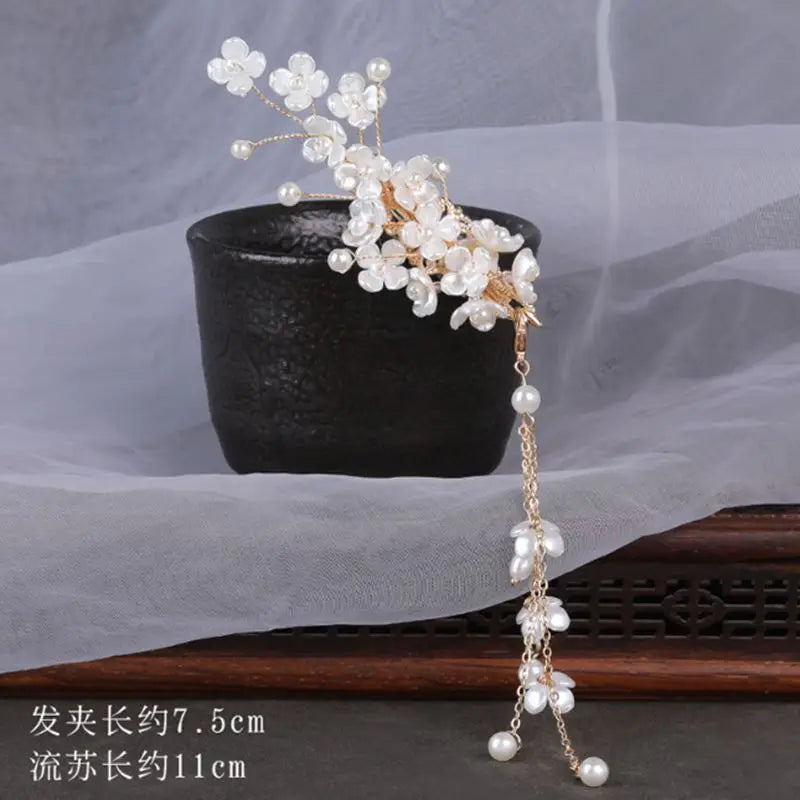 Vintage Flower Hairpin Hanfu Hair Clip