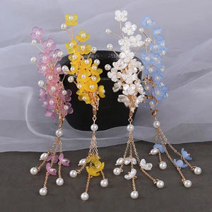 Vintage Flower Hairpin Hanfu Hair Clip