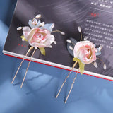 Vintage Flower Hairpin Hanfu Headdress