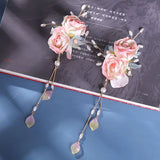Vintage Flower Hairpin Hanfu Headdress