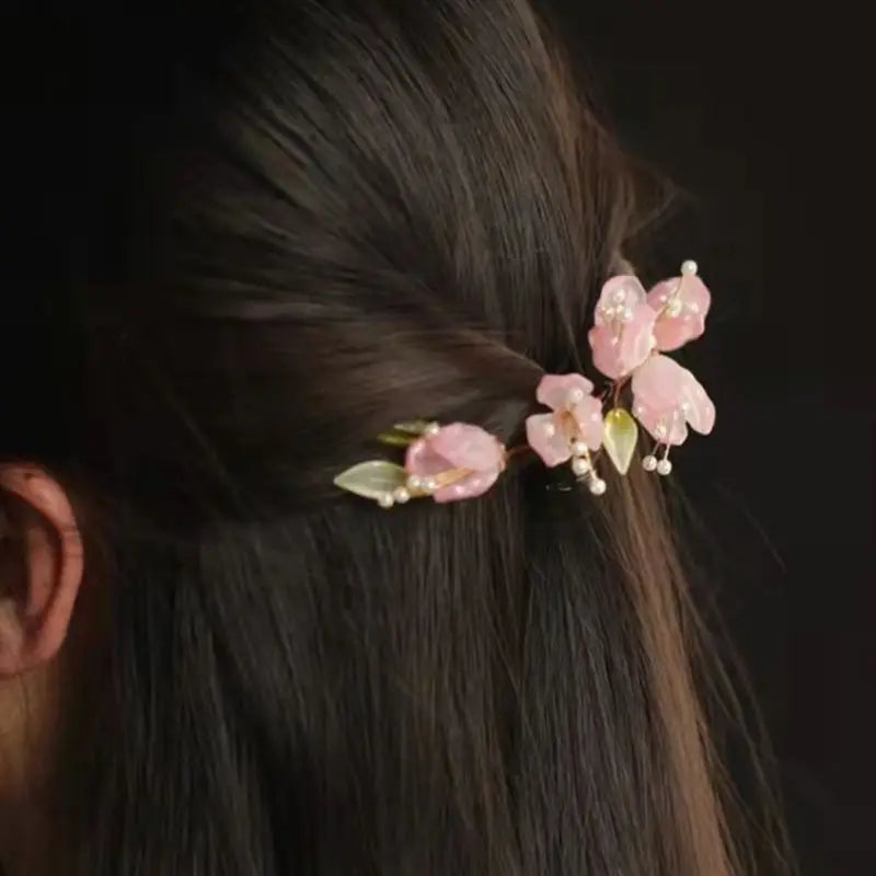 Vintage Flower Hair Barrettes for Girls Women