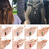 Vintage Hair Clip Moon Shape Pendant Clamp Pin Barrette Hair Accessories