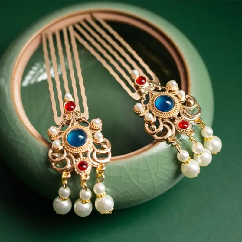 Vintage Hair Comb Hair Accessories for Women Chinese Hanfu Hairpin
