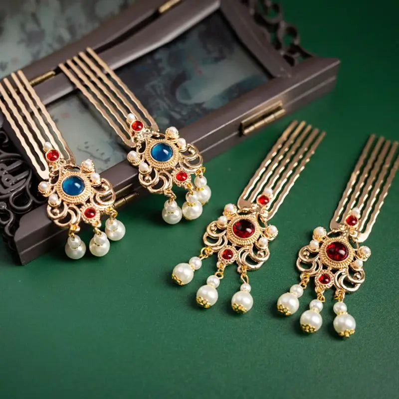 Vintage Hair Comb Hair Accessories for Women Chinese Hanfu Hairpin