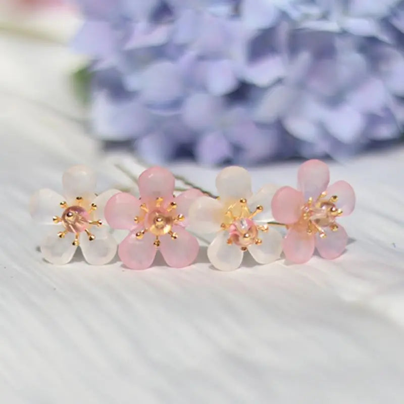 Vintage Hanfu Hair Accessory with Pearls Tassel Hairgrip