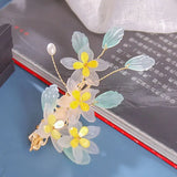 Vintage Hair Pins Hanfu Hair Accessories for Women Flower Hair Clip