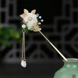 Vintage Hair Sticks Fringe Hairpin Chopsticks Chinese Hanfu Party Headpiec