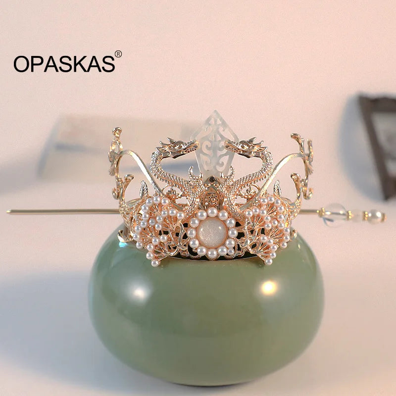Vintage Hair Sticks Tiaras For Women Chinese Hanfu Hair Accessories