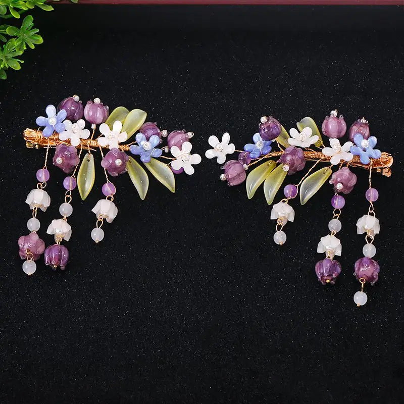 Purple Hairpin Hanfu Hair Accessories for Women