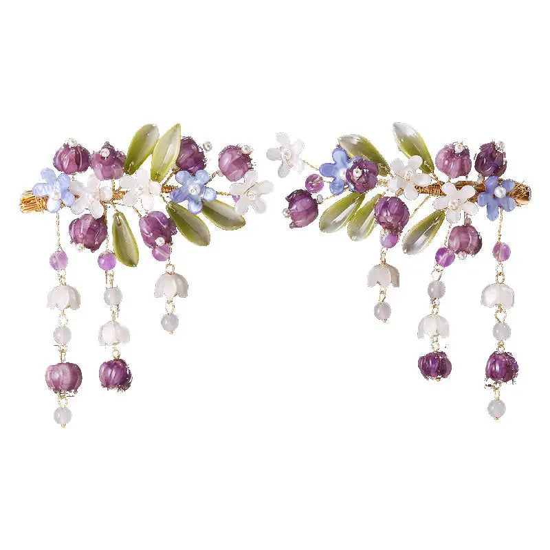 Purple Hairpin Hanfu Hair Accessories for Women