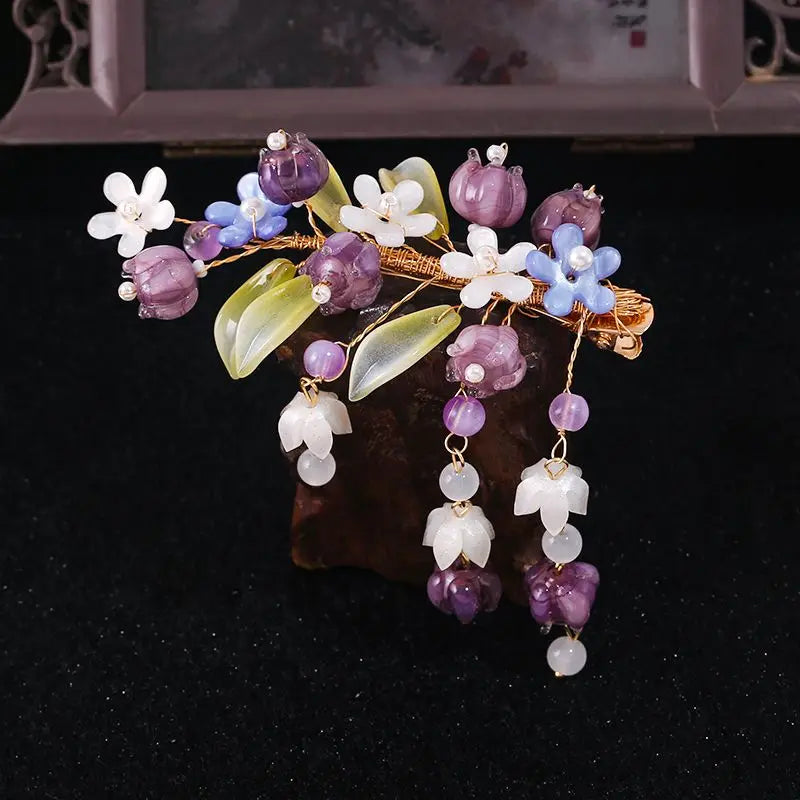Purple Hairpin Hanfu Hair Accessories for Women