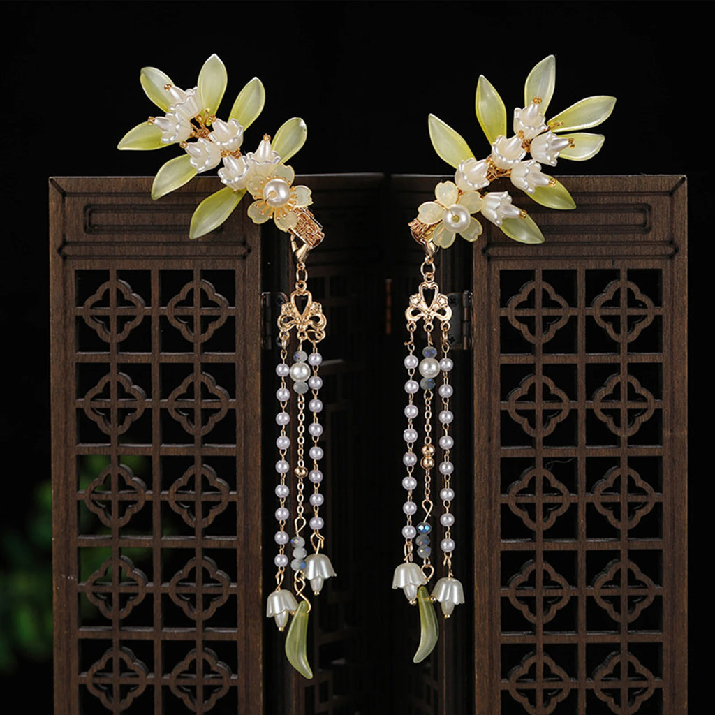 Vintage Hairpin Wedding Accessories Chinese Hanfu Hair Clips For Girls