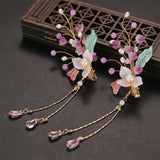 Vintage Hairpin Wedding Accessories Chinese Hanfu Hair Clips For Girls