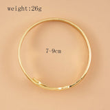 Vintage Hand Hug Bracelet Boho Metal Shell Bangles