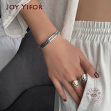 925 Sterling Silver Stars Bangles & Bracelet For Women Thai Silver