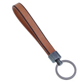 Vintage Leather Keychain Holder Keys Ring Alloy Key Chain Keyring
