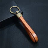 Vintage Leather Keychain Holder Keys Ring Alloy Key Chain Keyring