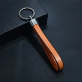 Vintage Leather Keychain Holder Keys Ring Alloy Key Chain Keyring