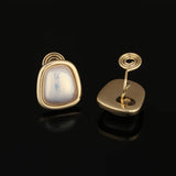 Vintage High French Mabe Pearl Clip Earrings