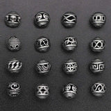 Vintage Hollow Bead Charm 2.0mm Hole Bracelet DIY Jewelry Making Gift