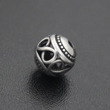 Vintage Hollow Bead 316l Stainless Steel Bracelet DIY Jewelry Making Gift