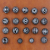 Vintage Hollow Bead Charm 2.0mm Hole Bracelet DIY Jewelry Making Gift